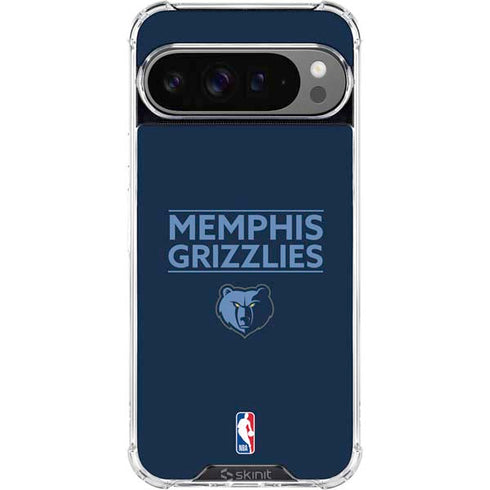 NBA Memphis Grizzlies Standard -  Blue Google Pixel 10 Pro XL Clear Case