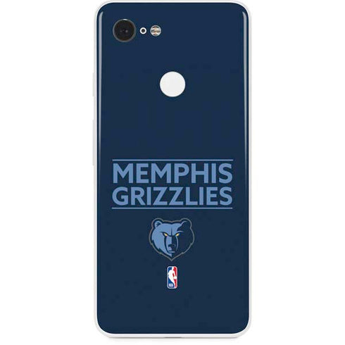 NBA Memphis Grizzlies Standard -  Blue Google Pixel 3 Skin