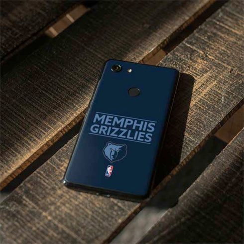 NBA Memphis Grizzlies Standard -  Blue Google Pixel 3 Skin