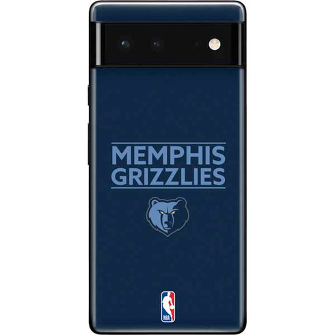 NBA Memphis Grizzlies Standard -  Blue Google Pixel 6 Skin