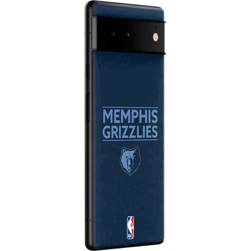 NBA Memphis Grizzlies Standard -  Blue Google Pixel 6 Skin