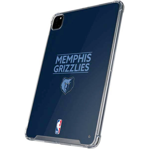 NBA Memphis Grizzlies Standard - Blue iPad Pro 12.9in (2020) Clear Case