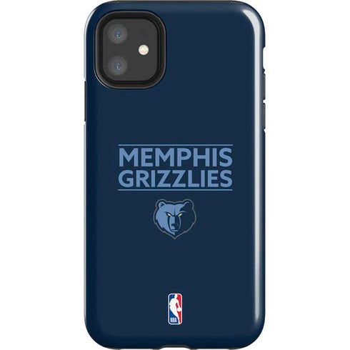 NBA Memphis Grizzlies Standard - Blue iPhone 11 Impact Case