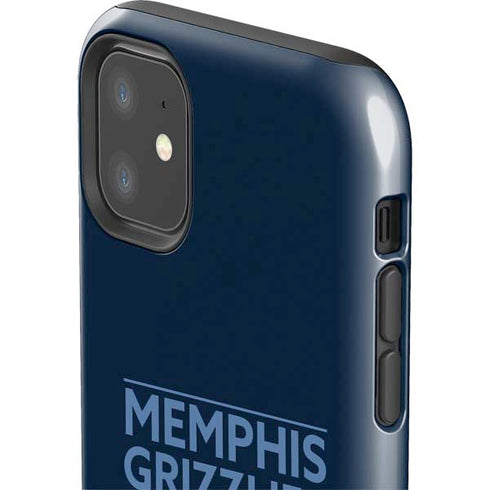 NBA Memphis Grizzlies Standard - Blue iPhone 11 Impact Case