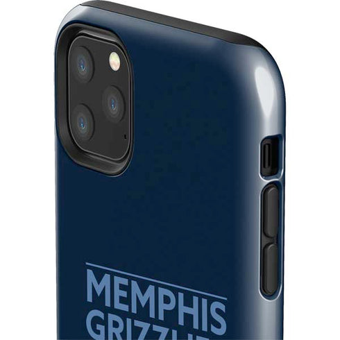 NBA Memphis Grizzlies Standard - Blue iPhone 11 Pro Max Impact Case
