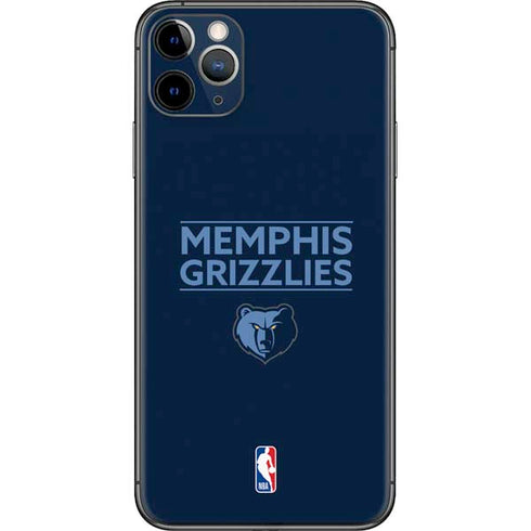 NBA Memphis Grizzlies Standard - Blue iPhone 11 Pro Max Skin