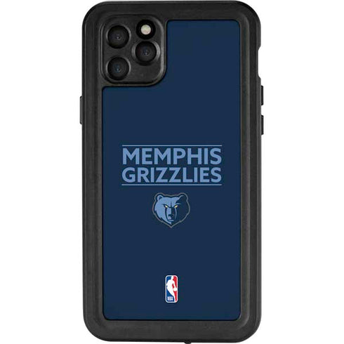 NBA Memphis Grizzlies Standard - Blue iPhone 11 Pro Max Waterproof Case