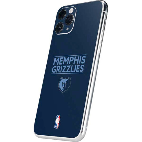 NBA Memphis Grizzlies Standard - Blue iPhone 11 Pro Skin