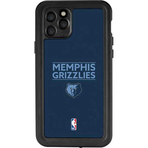 NBA Memphis Grizzlies Standard - Blue iPhone 11 Pro Waterproof Case