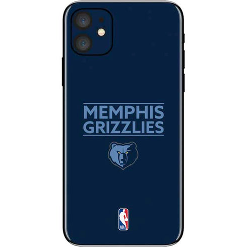 NBA Memphis Grizzlies Standard - Blue iPhone 11 Skin