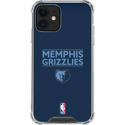 NBA Memphis Grizzlies Standard - Blue iPhone 12 Clear Case
