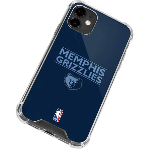 NBA Memphis Grizzlies Standard - Blue iPhone 12 Clear Case