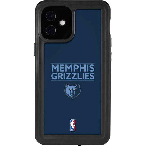 NBA Memphis Grizzlies Standard - Blue iPhone 12 Mini Waterproof Case