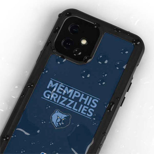 NBA Memphis Grizzlies Standard - Blue iPhone 12 Mini Waterproof Case