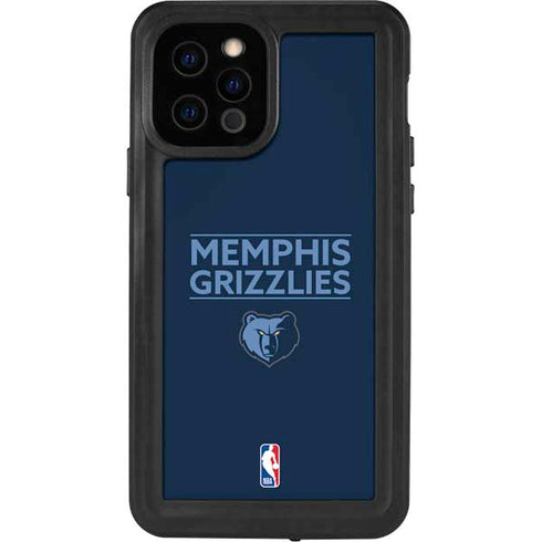 NBA Memphis Grizzlies Standard - Blue iPhone 12 Pro Waterproof Case