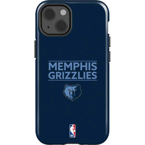 NBA Memphis Grizzlies Standard - Blue iPhone 14 Impact Case