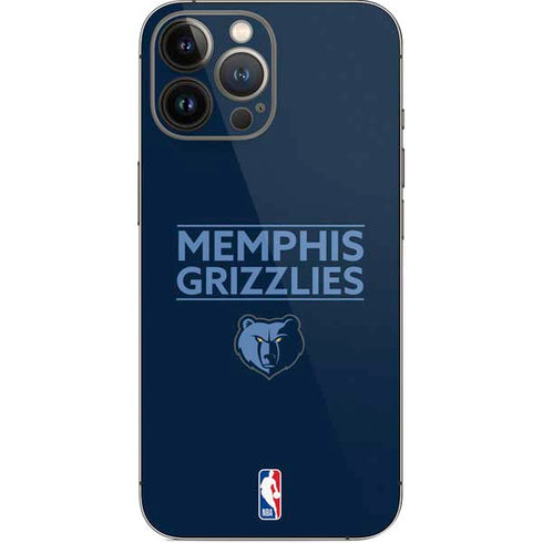 NBA Memphis Grizzlies Standard - Blue iPhone 14 Pro Max Skin