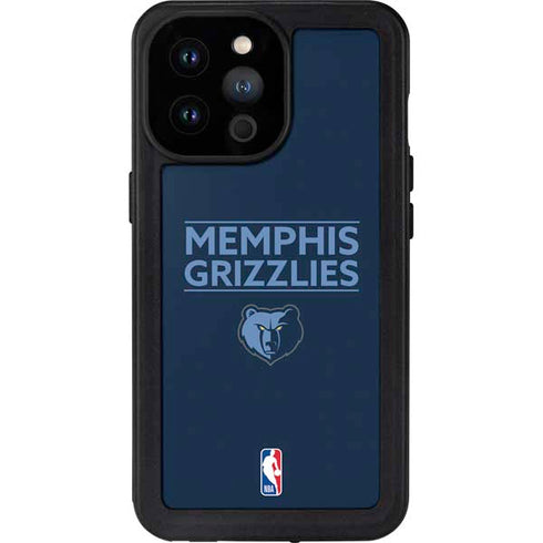 NBA Memphis Grizzlies Standard - Blue iPhone 14 Pro Max Waterproof Case