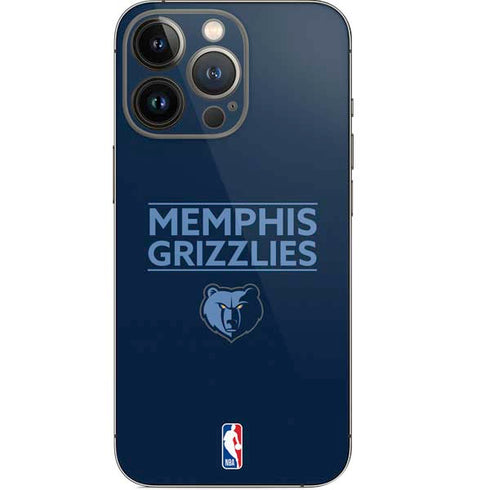 NBA Memphis Grizzlies Standard - Blue iPhone 14 Pro Skin