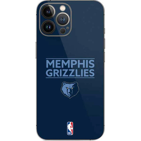 NBA Memphis Grizzlies Standard - Blue iPhone 15 Pro Max Skin