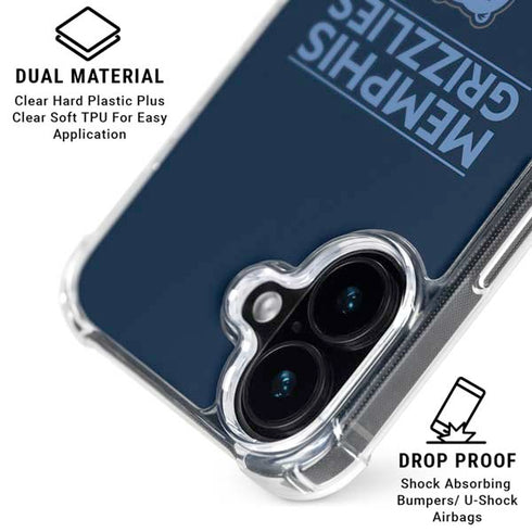 NBA Memphis Grizzlies Standard - Blue iPhone 16 MagSafe Case