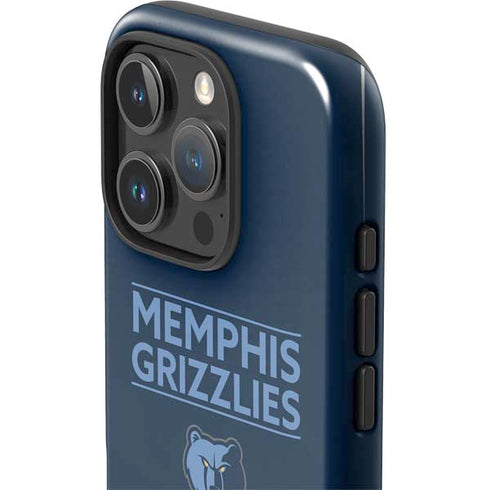 NBA Memphis Grizzlies Standard - Blue iPhone 16 Pro Impact Case