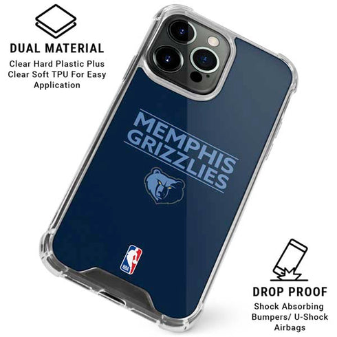 NBA Memphis Grizzlies Standard - Blue iPhone 16 Pro Max Clear Case