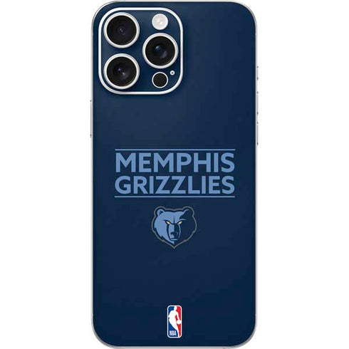 NBA Memphis Grizzlies Standard - Blue iPhone 16 Pro Max Skin