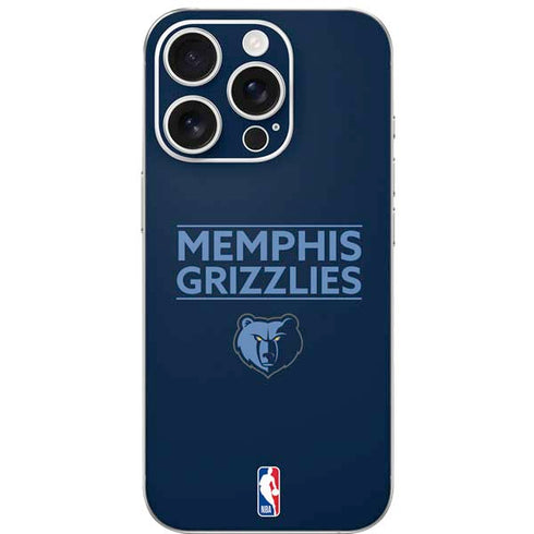 NBA Memphis Grizzlies Standard - Blue iPhone 16 Pro Skin