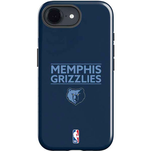 NBA Memphis Grizzlies Standard - Blue iPhone 16e Impact Case