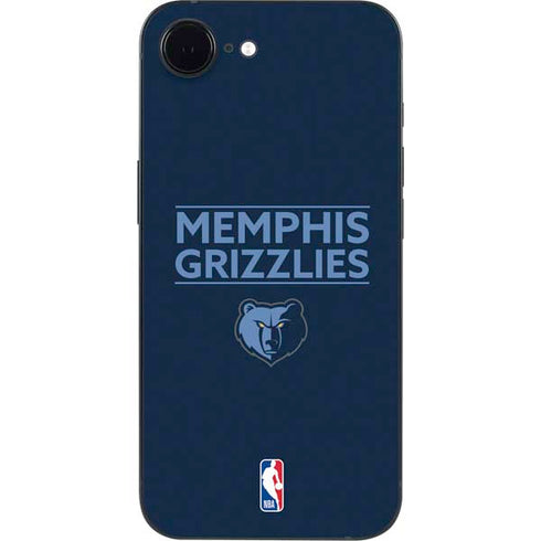 NBA Memphis Grizzlies Standard - Blue iPhone 16e Skin