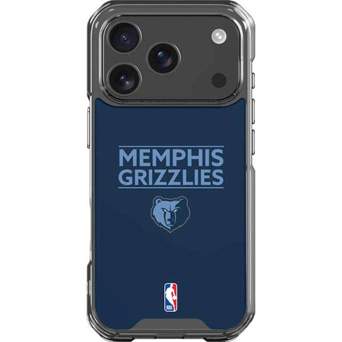NBA Memphis Grizzlies Standard - Blue iPhone 18 Pro Clear Case