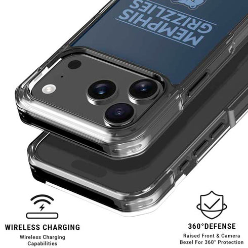 NBA Memphis Grizzlies Standard - Blue iPhone 18 Pro Clear Case