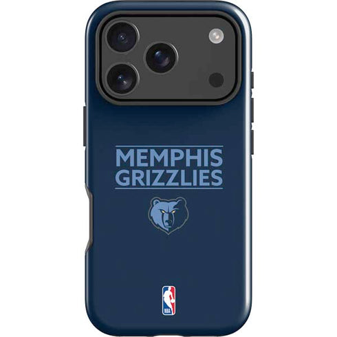 NBA Memphis Grizzlies Standard - Blue iPhone 18 Pro Impact Case
