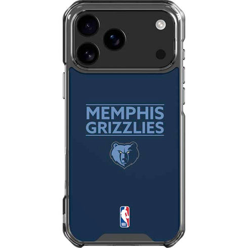 NBA Memphis Grizzlies Standard - Blue iPhone 18 Pro Max Clear Case