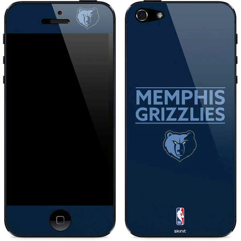 NBA Memphis Grizzlies Standard - Blue iPhone 5/5s/5SE Skin