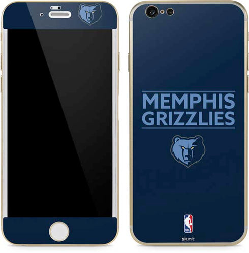 NBA Memphis Grizzlies Standard - Blue iPhone 6/6s Skin