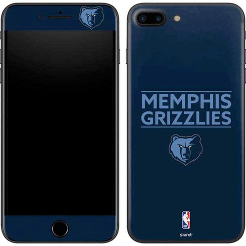 NBA Memphis Grizzlies Standard - Blue iPhone 8 Plus Skin