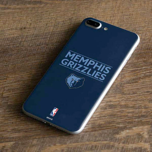 NBA Memphis Grizzlies Standard - Blue iPhone 8 Plus Skin