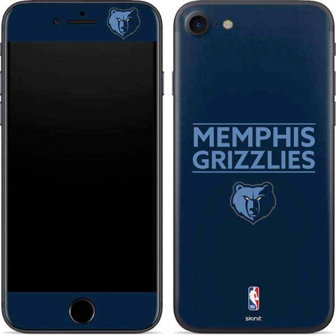 NBA Memphis Grizzlies Standard - Blue iPhone 8 Skin