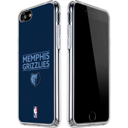NBA Memphis Grizzlies Standard - Blue iPhone SE (2nd & 3rd Gen) Clear Case