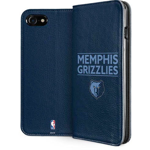 NBA Memphis Grizzlies Standard - Blue iPhone SE (2nd & 3rd Gen) Folio Case