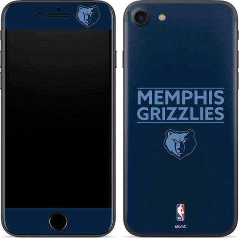 NBA Memphis Grizzlies Standard - Blue iPhone SE (2nd & 3rd Gen) Skin