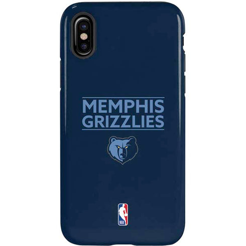 NBA Memphis Grizzlies Standard - Blue iPhone X Pro Case