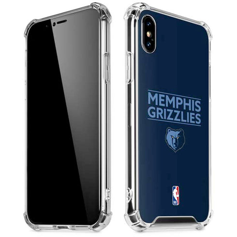 NBA Memphis Grizzlies Standard - Blue iPhone X/XS Clear Case