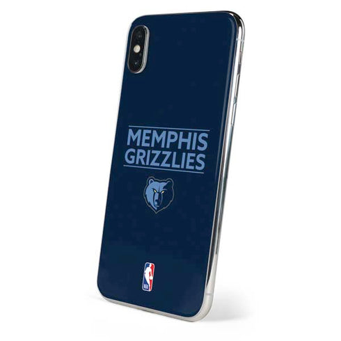 NBA Memphis Grizzlies Standard - Blue iPhone XS Max Skin