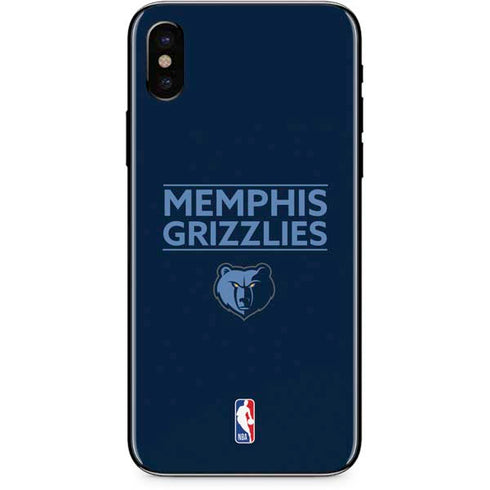 NBA Memphis Grizzlies Standard - Blue iPhone XS Skin