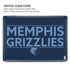 NBA Memphis Grizzlies Standard - Blue MacBook Pro 16in (2019-20) Case plus Skin