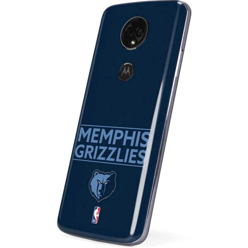 NBA Memphis Grizzlies Standard - Blue Moto E5 Plus Skin