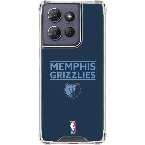 NBA Memphis Grizzlies Standard - Blue Moto G Power 5G (2025) Clear Case